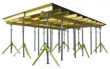 קורות עץ ביציקת תקרות וקירות